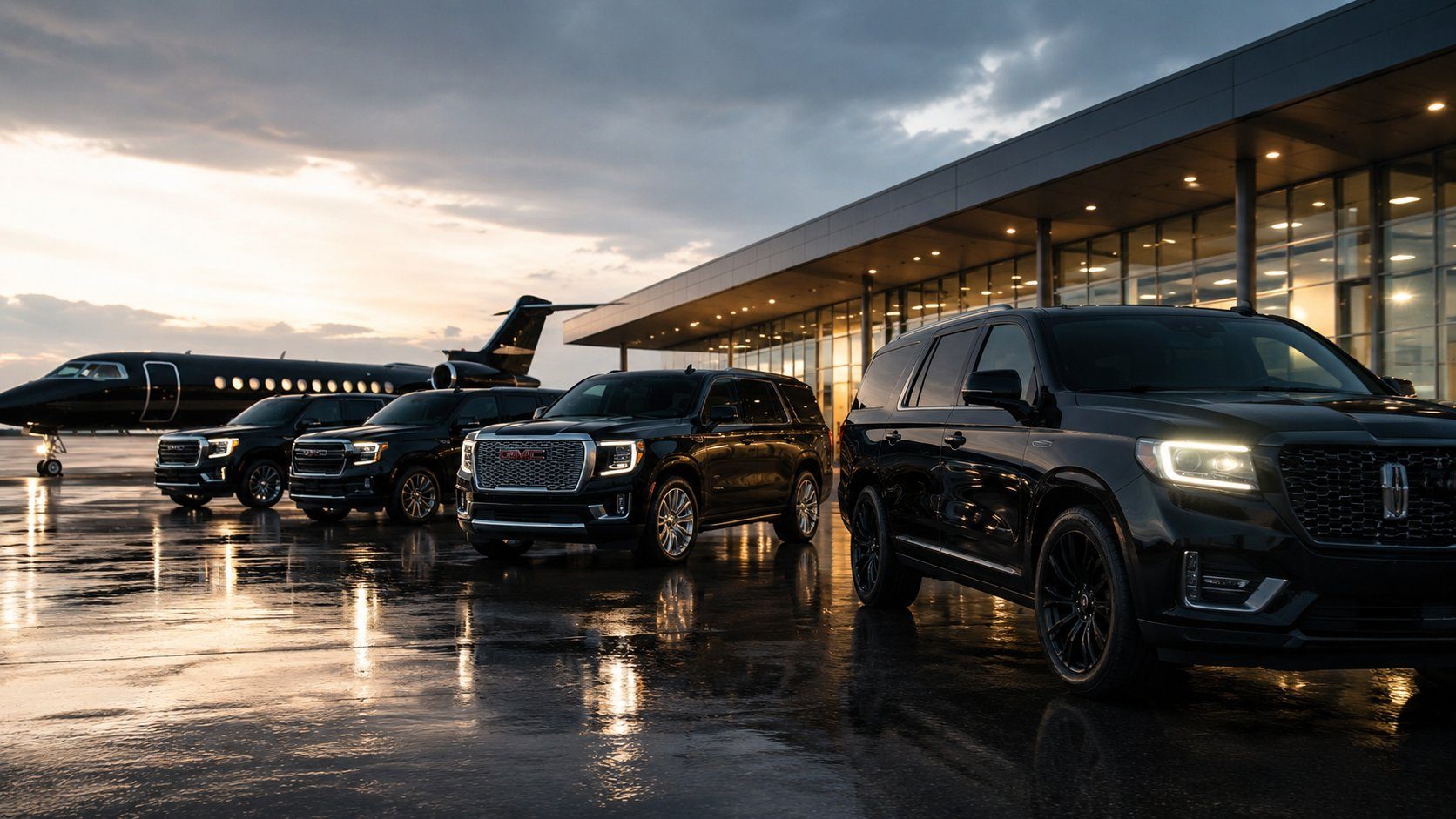 Edmonton black car and SUV fleet ready for airport service