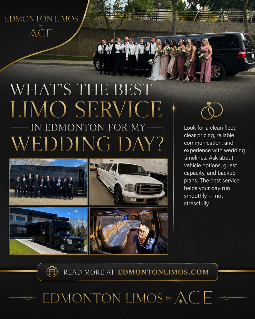 What’s the Best Limo Service in Edmonton for My Wedding Day?