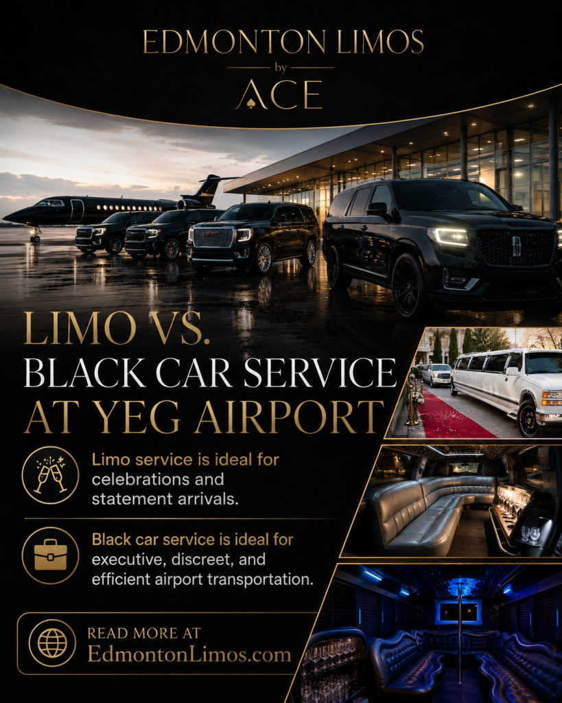 What’s the Difference Between a Limo and a Black Car Service in Edmonton?