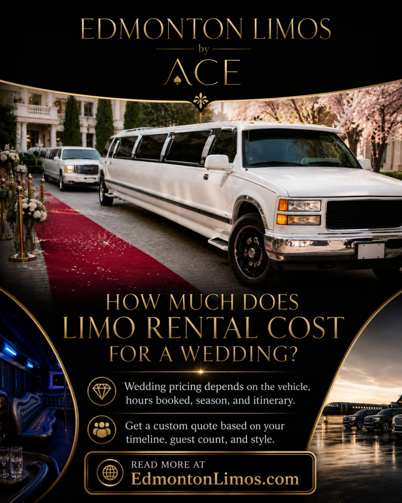 How Much Does Limo Rental Cost for a Wedding in Edmonton?
